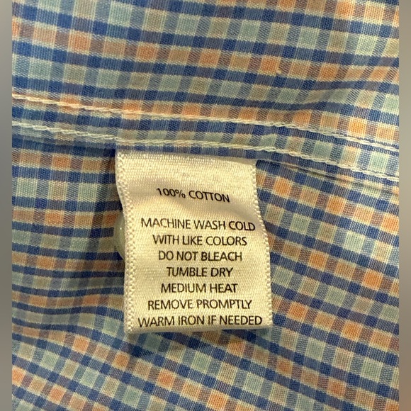 UNTICKit Men's Long Sleeve Wrinkle Free Plaid Button Down‎ Size Large - Picture 6 of 7